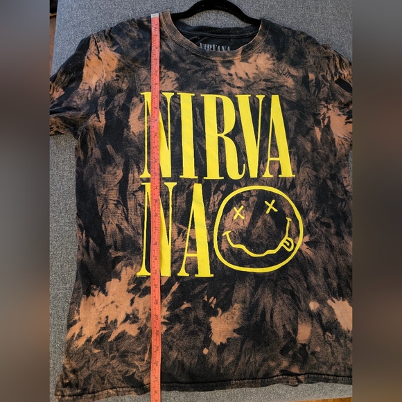 Nirvana Bleach Tie Dye Band Tee Size Large - Picture 4 of 6